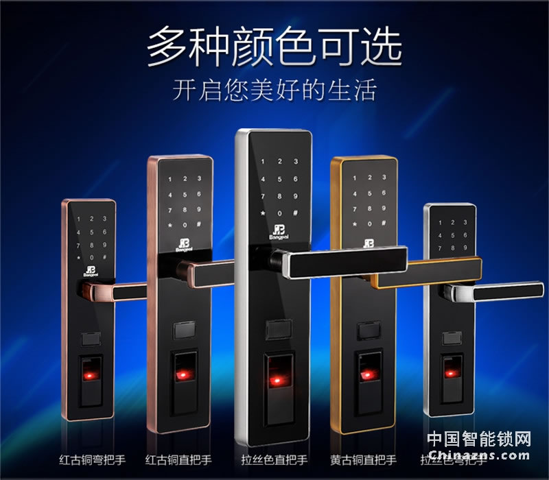 邦派防盗门锁 家用指纹锁密码锁 大门锁电子锁