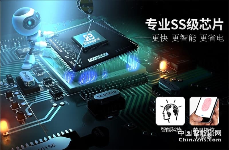 邦派智能指纹锁 电子锁密码锁刷卡锁 防盗门锁