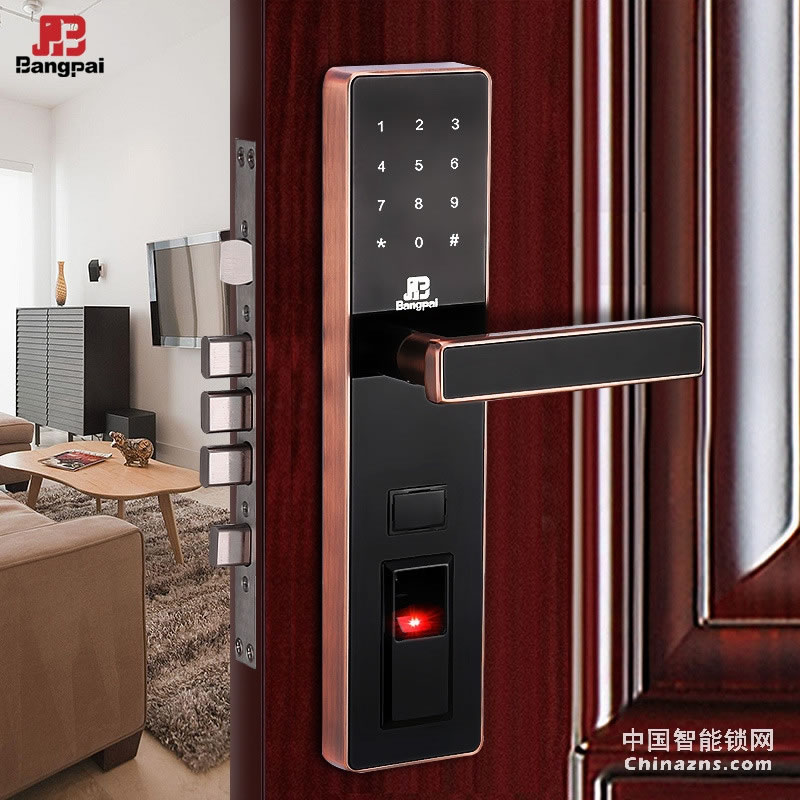 邦派指纹密码大门锁 智能门锁A9