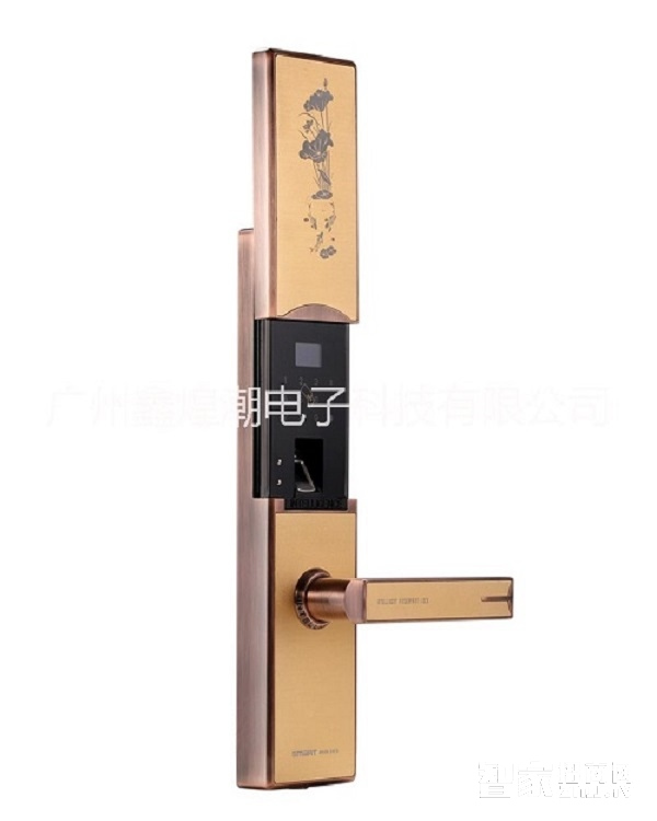 鑫煌潮智能指纹密码锁五合一开门方式、锌合金材质