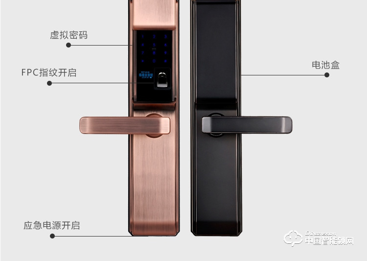 梵格尔指纹锁 防盗门智能锁密码刷卡电子锁