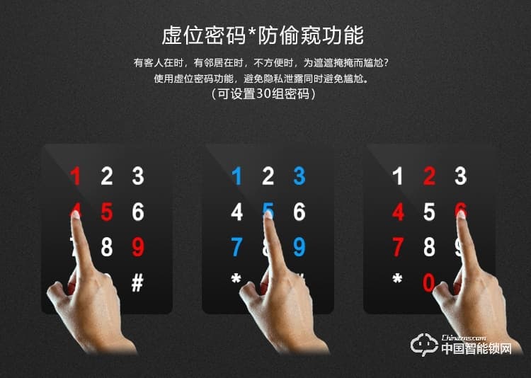 梵格尔指纹锁 防盗门智能锁密码刷卡电子锁