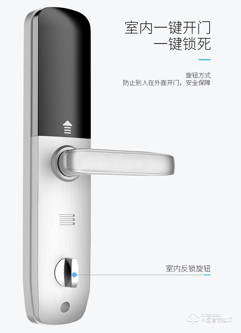 尊爵直板指纹锁 智能识别指纹密码锁 家用防盗门指纹锁