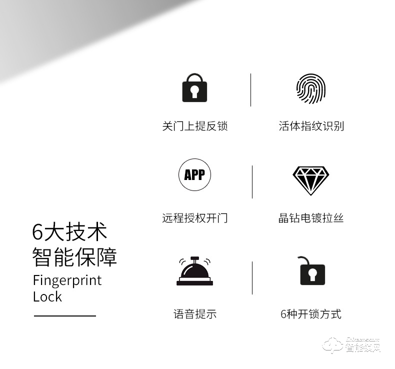艾尔迈智能锁 全自动小滑盖智能门锁