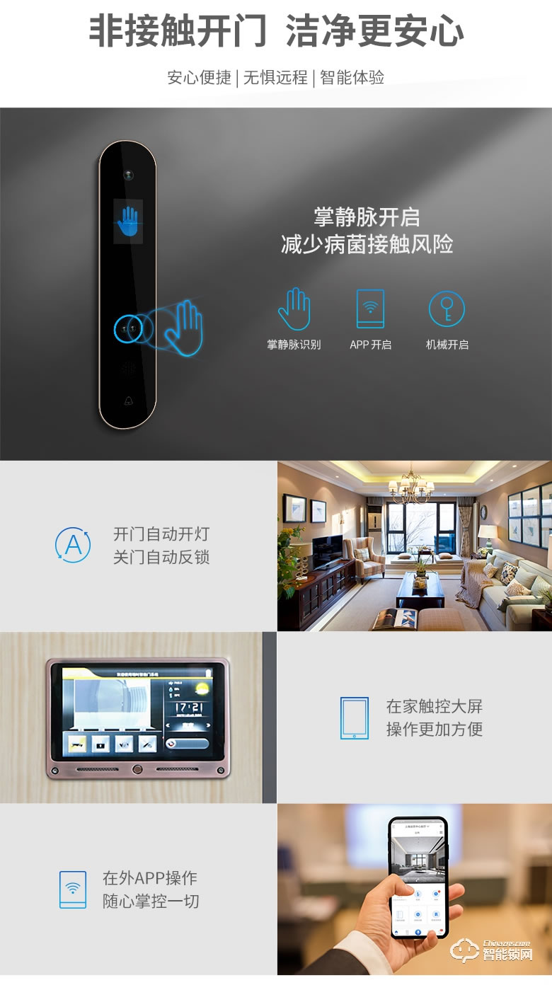 菲马仕智能门 S700B1掌纹掌静脉智能门
