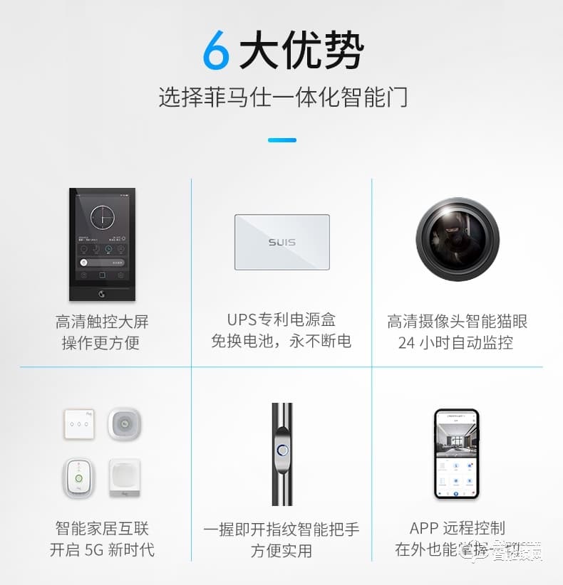 菲马仕智能门 A100P1智能防盗门家用入户门