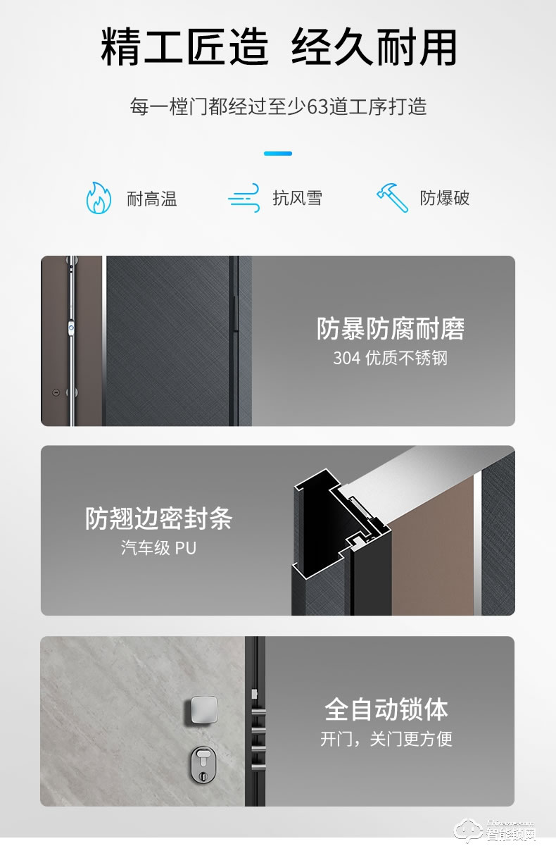 菲马仕智能门 A100P1智能防盗门家用入户门