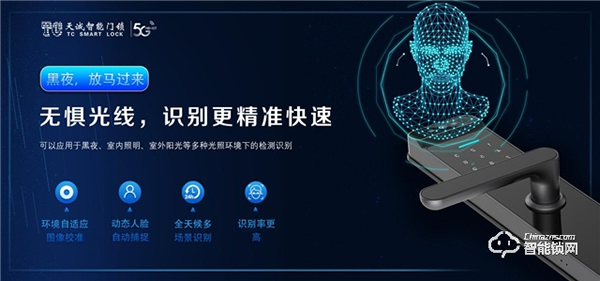 天诚重磅推出：NB-IOT人脸识别智能门锁,不断颠覆商用租房市场